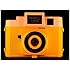 Holga 306120 Holga HOLGAGLO 120N Cameras (Orange Burst)