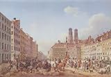 Adam Heinrich (Munich, Marienplatz with Schranne) Art Poster Print - 11 X 17