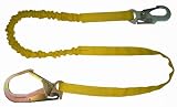 FallTech 72593 Internal 6-Foot Shock Absorbing Lanyard with 1 #18 Rebar Hook