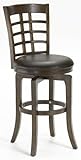 Coronado Swivel Counter Stool in Brown Cherry