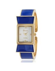 Brinley Co. Womens Stainless Steel Cuff Watch