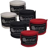 Adult 180" Hand Wraps for MMA & Boxing - 3 Pairs Pack