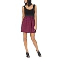 Xhilaration&reg; Juniors Tank Dress - Magenta/Black Check