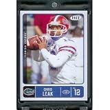 2007 SAGE HIT Chris Leak #12 Florida Gators Rookie Football Card - Shipped In Protective Display Case!