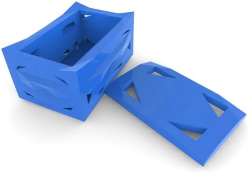 3D Printed Stonebox, Blue