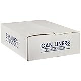 Spectrum CP243308N HDPE Institutional Trash Can Liner, 12-16 gallon Capacity, 33" Length x 24" Width x 8 micron Thick, Natural (Case of 1000)