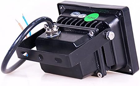 Jcmd Black Shell 10W LED Flood Light,Daywhite, Outyard Lighting Water Proof