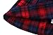 Lemail wig Women's High Waist Pleated School Plaid Skirts