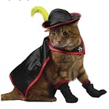 Pet Supplies : Cat Costume - Kitty Crusader Puss In Boots Cat Costume - Large