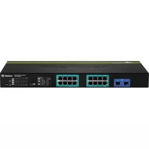 TRENDnet 16-Port Gigabit Web Smart PoE+ Switch (TPE-1620WS) On Sale