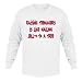 Raising teenagers is like nailing Jell-O to a tree Adult Long Sleeve T-Shirt WHITE LARGE