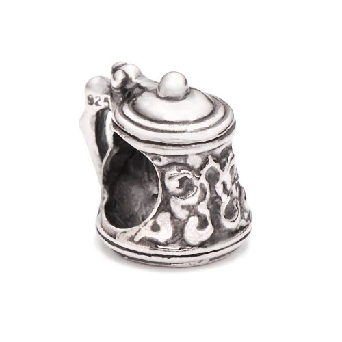 Novobeads Beer Stein Sterling Silver Charm Bead - Fits all major bead bracelets