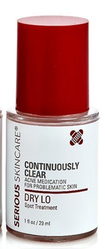 Serious Skin Care Continuously Clear Acne Medication for Problematic Skin DRY Lo Spot Treatment 1 Fl. Oz. / 29...