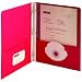 Smead 88059 Two-Pocket Portfolios with Tang Fasteners, Red, 25 per Box