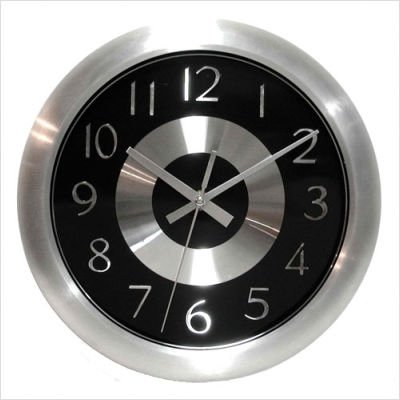Mercury Wall Clock - Black