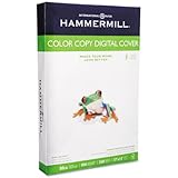 Hammermill Color Copy Digital Cover Stock, 11 x 17, White, Pack of 250 Sheets