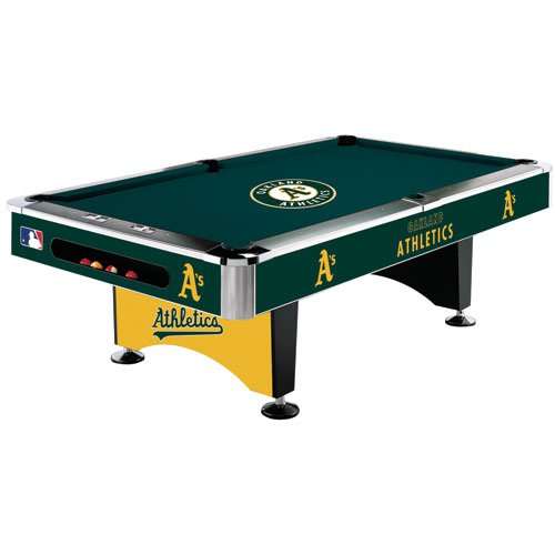 Oakland Athletics Team Logo 8 Foot Pool Table