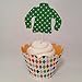 Ugly Sweater Christmas Cupcake Toppers, Set of 12