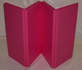Pink Folding Panel Mat 4'x8' Tumbling Gymnastic Mat 2 THICK