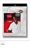 Hanes V Neck T-Shirt 3 Pack Big Sizes - 777x
