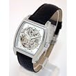 Christophe Skye - Mechanica Automatic Watch with Black Leather Strap. Model: CS-843332000412