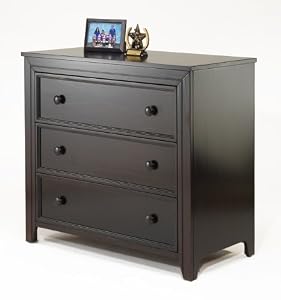 Sorelle City Lights 3-Drawer Chest - Espresso