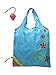 Reusable Shopping Tote Bag - Folded into a Strawberry - Blue