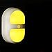 LED Night Light With Sensor, Smart Nightlight for Kids Baby Room, Battery Powered, Wall Path Light Perfect for Bathrooms, Basement, Hallway, Laundry Room, Stairwells, Path, Closets -Eye-Care Warm Yellow Light
