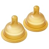 Playtex Drop-Ins NaturaLatch Latex Nipple - Slow Flow - 2 Pack ~ Playtex