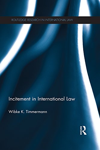 Incitement in International Law (Routledge Research in International Law)