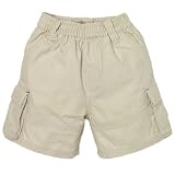 pull-on cargo shorts(stone 6-9mos)