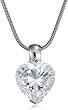 Glamour Damenherzanhänger mit Schlangenkette C8S951T-42-ZY04