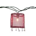 Home 10-ct. Red Mesh Lantern String Lights