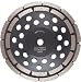 Husqvarna Construction Products 542774841 4 x 5/8-11 LW2 Dri Discs Double Row Cup Grinding Disc