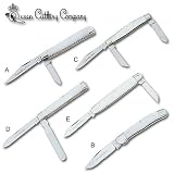 Queen Cutlery Mother of Pearl Folding Knives