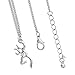 CharmSStory Deer Silver Buck Necklace Pendants