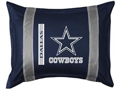 Dallas Cowboys Sports Coverage Sidelines Pillow Sham NFL