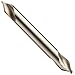 Precision Twist 76HA High Speed Steel Center Drill Bit, Uncoated (Bright) Finish, Round Shank, Spiral Flute, 60 Degree Point Angle