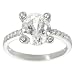 Sterling Silver Oval-cut Cubic Zirconia Ring