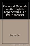 Cases and materials on the English legal system