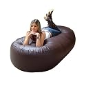 6ft Sofa beanbag MOCHA Faux Leather Classic
