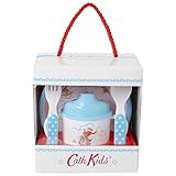 (キャスキッドソン) Cath kidston お食い初め食器3点セット ボウル+シッピーカップ+カトラリー ギフト