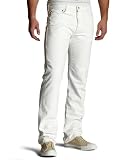 Levis Mens 501 Jean, White, 44x32