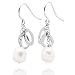 Valero Pearls pearls4girls Damen-Ohrhänger 925 Sterlingsilber Süßwasser-Zuchtperlen weiß  60201040