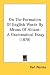 On The Formation Of English Words By Means Of Ablaut: A Grammatical Essay (1878)