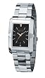 Kenneth Cole Reaction Men's Black Dial Silver-Tone Bracelet Watch #KC3674