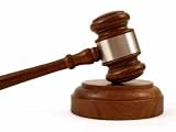 Wallmonkeys Peel and Stick Wall Decals - Gavel on White Background - Removable Graphic