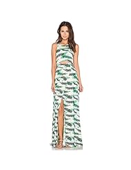 General Print Backless Feathers Polyester/Spandex  Dress