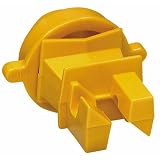 Zareba YRP25N Electric Fence Yellow Rod Post Insulator, 25-Pack