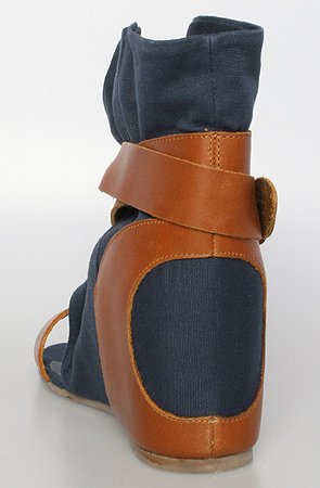 80%20 The Molly Open Toe Hidden Wedge in Navy,Shoes for Women from 80%20